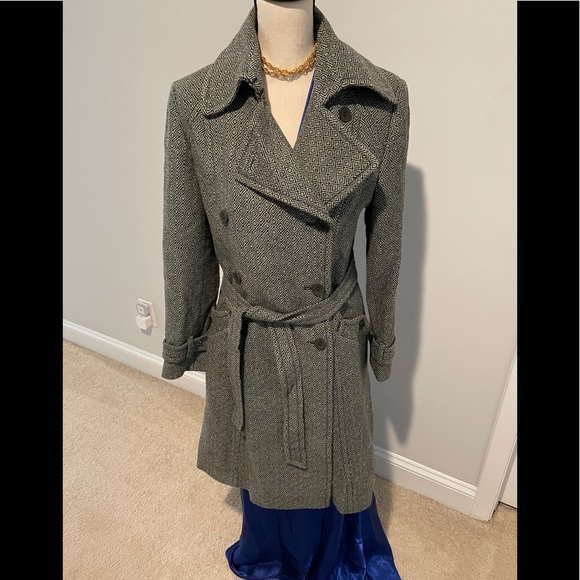 ✨ VINTAGE TED BAKER LONDON WINTER COAT – ELEGANT, TIMELESS & RARE (SIZE 4) ✨ - Picture 6 of 9